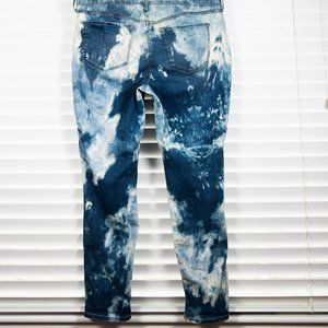 Upcycled Bleach Dye Old Navy Rockstar Jeans 14